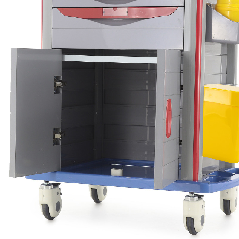 Тележка медицинская Med-Mos ЕТ850-02 ТМ-021АН-00 серый