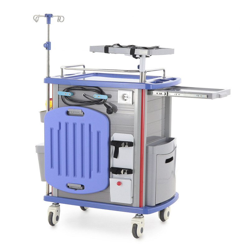 Тележка медицинская Med-Mos ЕТ850-02 ТМ-021АН-00 серый