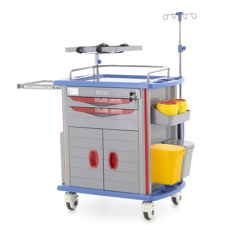 Тележка медицинская Med-Mos ЕТ850-02 ТМ-021АН-00 серый