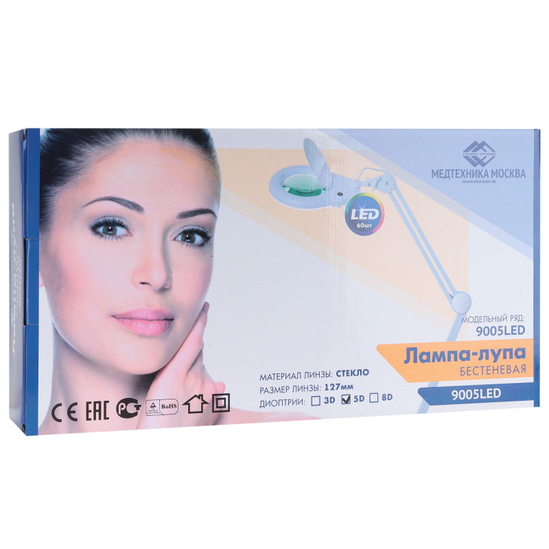Лампа бестеневая (лампа-лупа) Med-Mos 9005LED (9005LED)