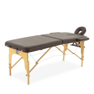 Массажный стол складной деревянный Med-Mos JF-AY01 2-х секционный (МСТ-003Л)