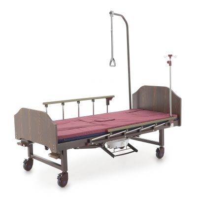 Кровать механическая Med-Mos YG-6 (MM-2124Н-00) с туалетным устройством и функцией «кардиокресло»