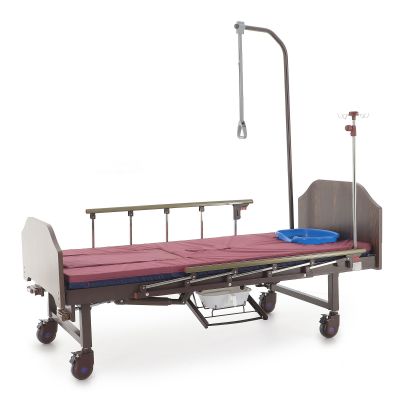 Кровать механическая Med-Mos YG-6 (MM-2124Н-00) с туалетным устройством и функцией «кардиокресло»