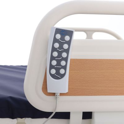 Кровать реанимационная электрическая Med-Mos DB-3 (5 функций)  (МЕ-4019Н-00) с выдвижным ложементом и растоматом CPR+аккумулятор с растоматом