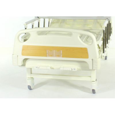 Медицинская кровать Med-Mos Е-8 MM-18ПЛН (2 функции) с полкой и столиком
