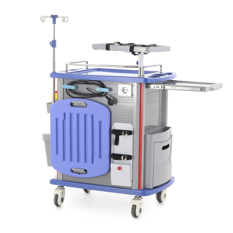 Тележка медицинская Med-Mos ЕТ850-01 ТМ-020АН-00 серый