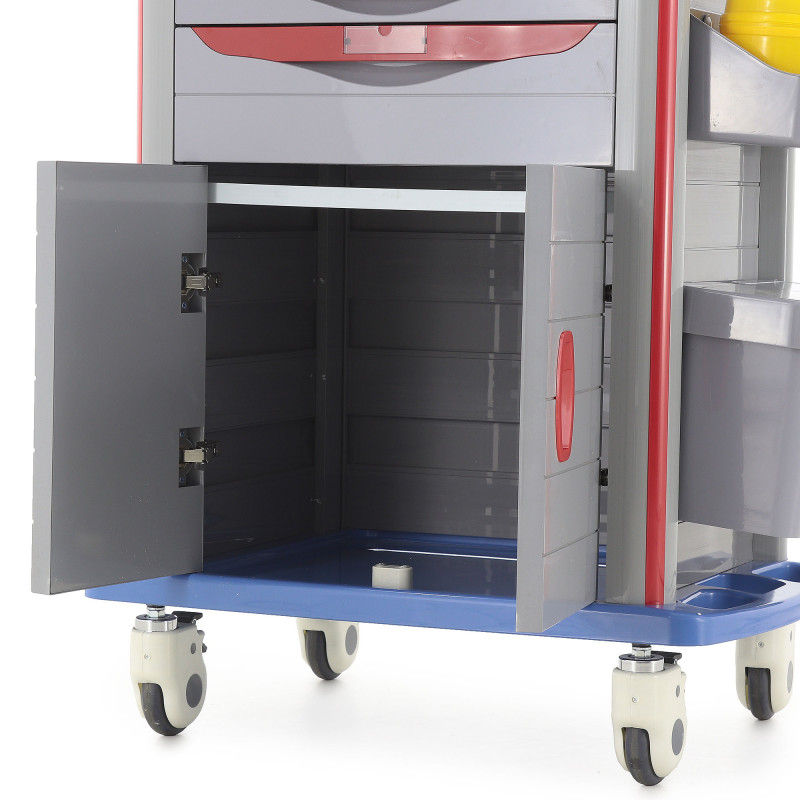 Тележка медицинская Med-Mos ЕТ750-02 ТМ-002АН-00 серый