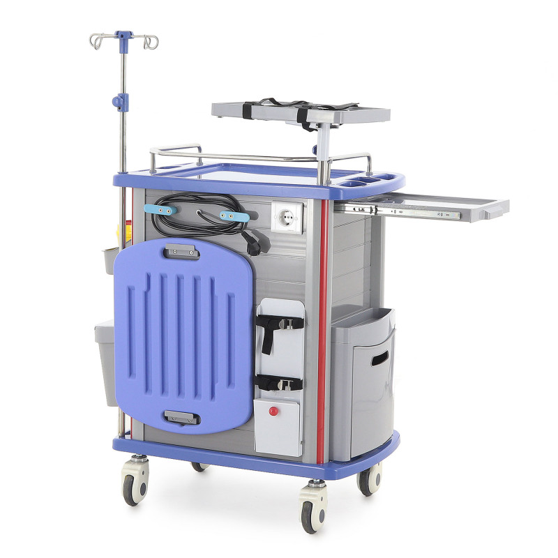 Тележка медицинская Med-Mos ЕТ750-02 ТМ-002АН-00 серый