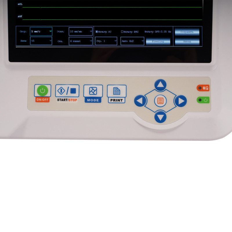 Электрокардиограф Med-Mos ECG600G — компактный 6-канальный аппарат для эффективной диагностики сердца в больницах, клиниках и амбулаториях