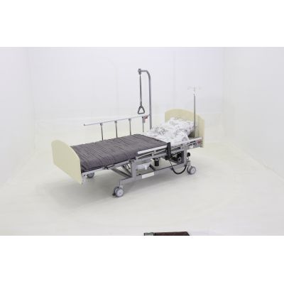 Кровать электрическая Med-Mos DB-11А (МЕ-5228Н-00) белый стандарт с боковым переворачиванием, туалетным устройством и функцией «кардиокресло»