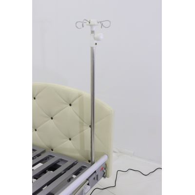 Кровать электрическая Med-Mos DB-11А (МЕ-5228Н-00) светлый премиум с боковым переворачиванием, туалетным устройством и функцией «кардиокресло»