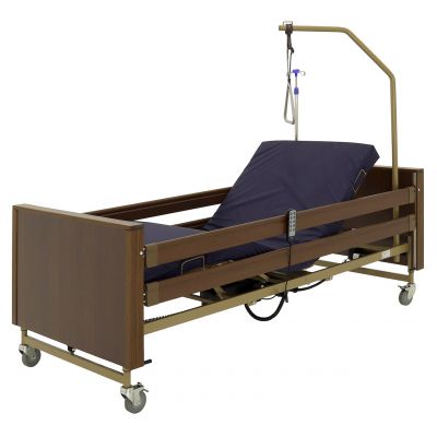 Кровать электрическая Med-Mos YG-1 5 функций   (КЕ-4024М-21) Коричневый