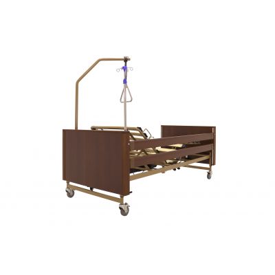 Кровать электрическая Med-Mos YG-1 5 функций   (КЕ-4024М-11) коричневый