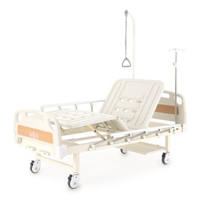 Кровать механическая Med-Mos Е-8 (MM-2014Н-02) (2 функции) с полкой и столиком