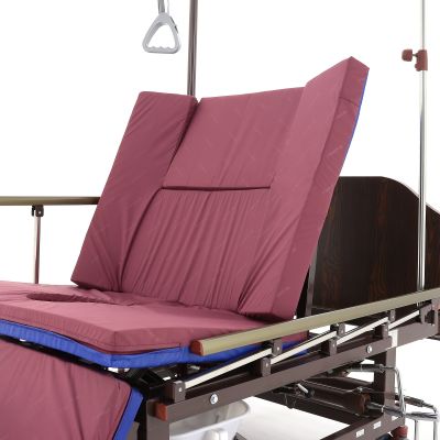Кровать механическая Med-Mos Е-45А (ММ-5124Н-10) с боковым переворачиванием, туалетным устройством и функцией «кардиокресло»