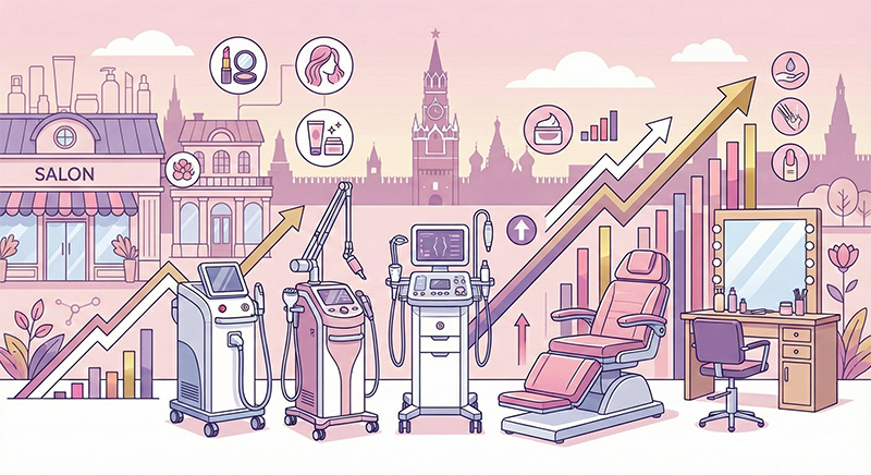 Развитие индустрии красоты в России стимулирует спрос на профессиональное оборудование