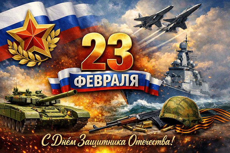 С Днём защитника Отечества!